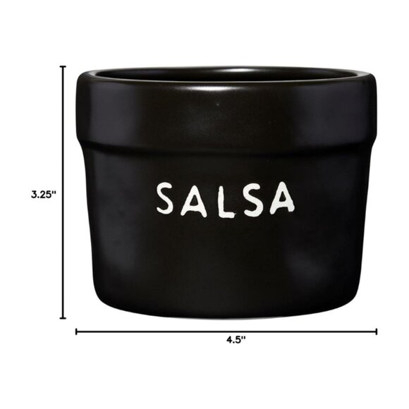 Guac Queso Salsa Dip Bowls Set of 3 Taco Bar Serving Dishes Rae Dunn Style - Picture 5 of 5